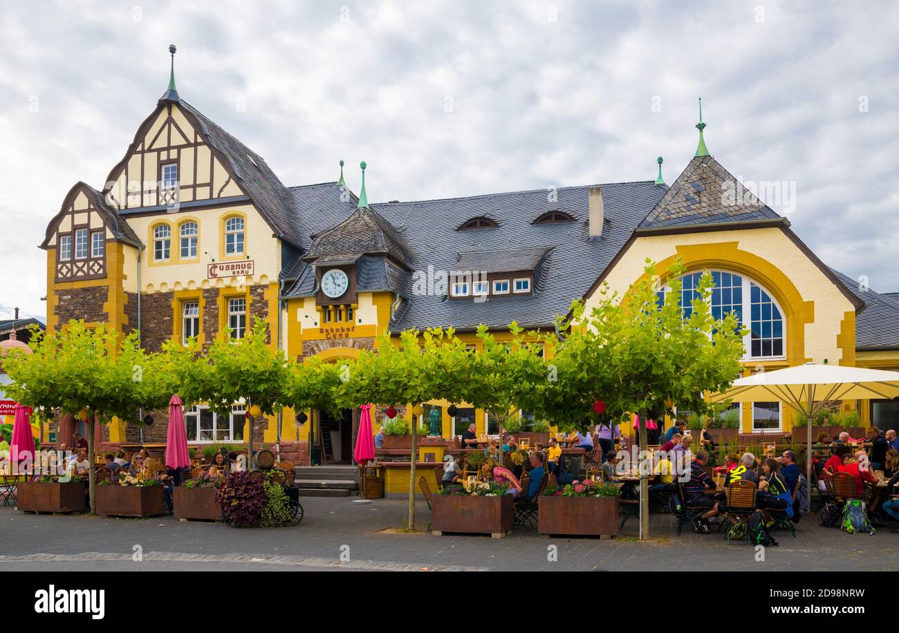 Bernkastel Kues, Deutschland, 09.22.2019. Alter Bahnhof in Kues Stockfoto