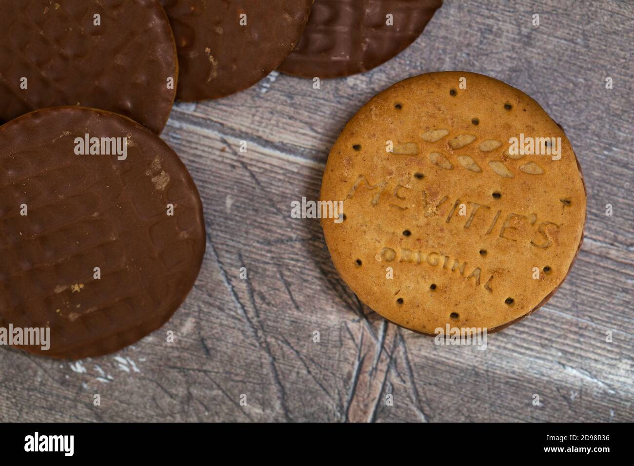 McVitie's Milk Chocolate Digestifs Kekse Stockfoto