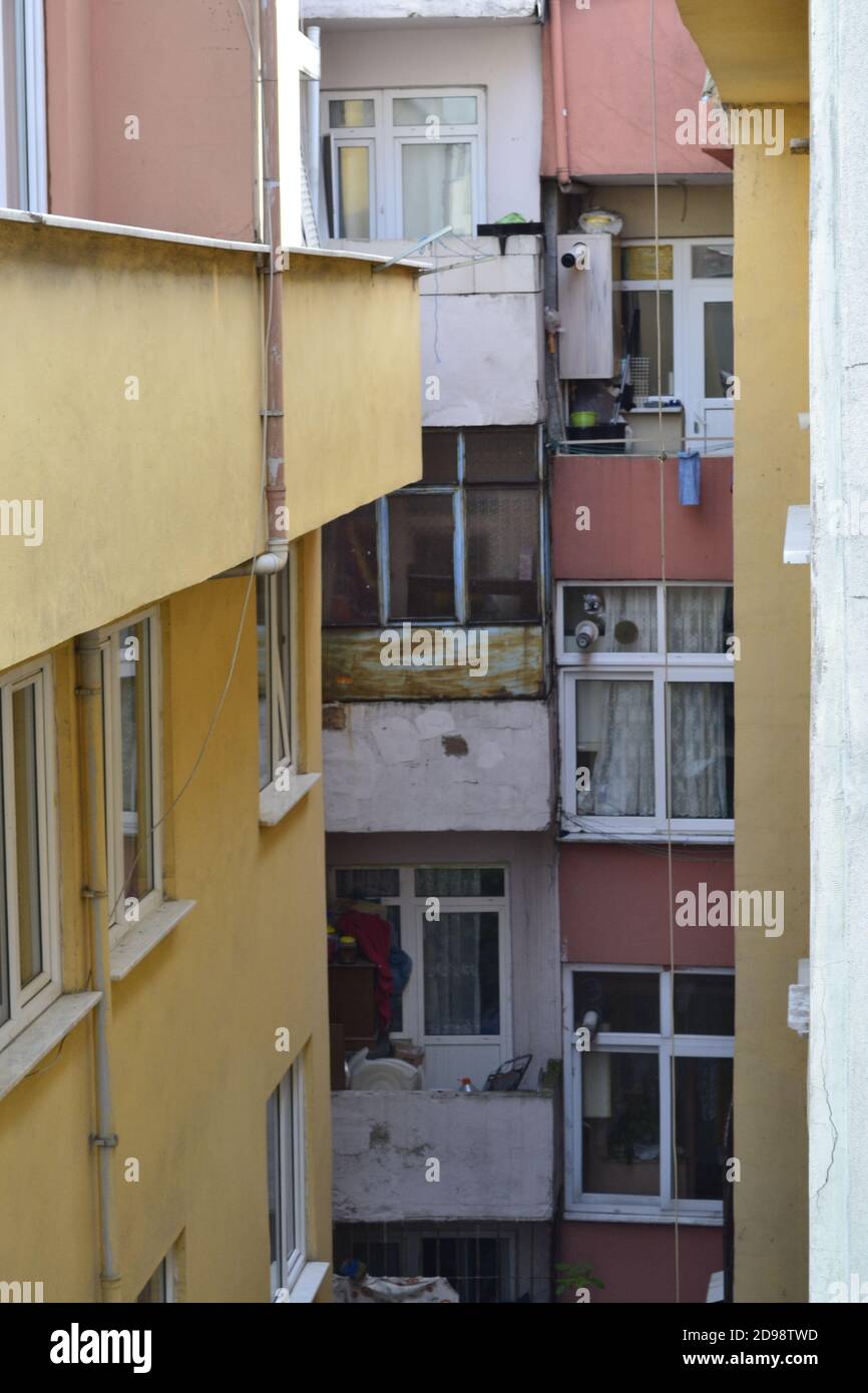 Blick auf istanbul, türkei. Urbanisierung Stockfoto