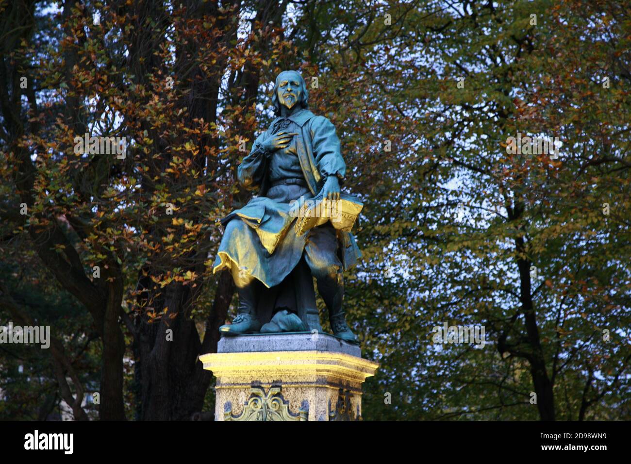 jakob böhme Denkmal im görlitz Park des friedens, jacob böhme Stockfoto