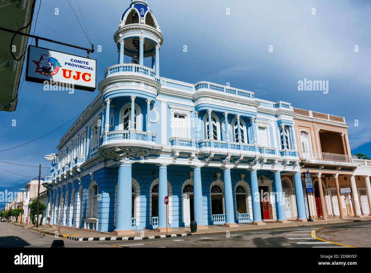 Der Ferrer Palast, berühmtes neoklassizistisches Gebäude, jetzt Casa de la Cultura Benjamin Duarte - Provincial House of Culture. Cienfuegos, Kuba, Lateinamerika Stockfoto