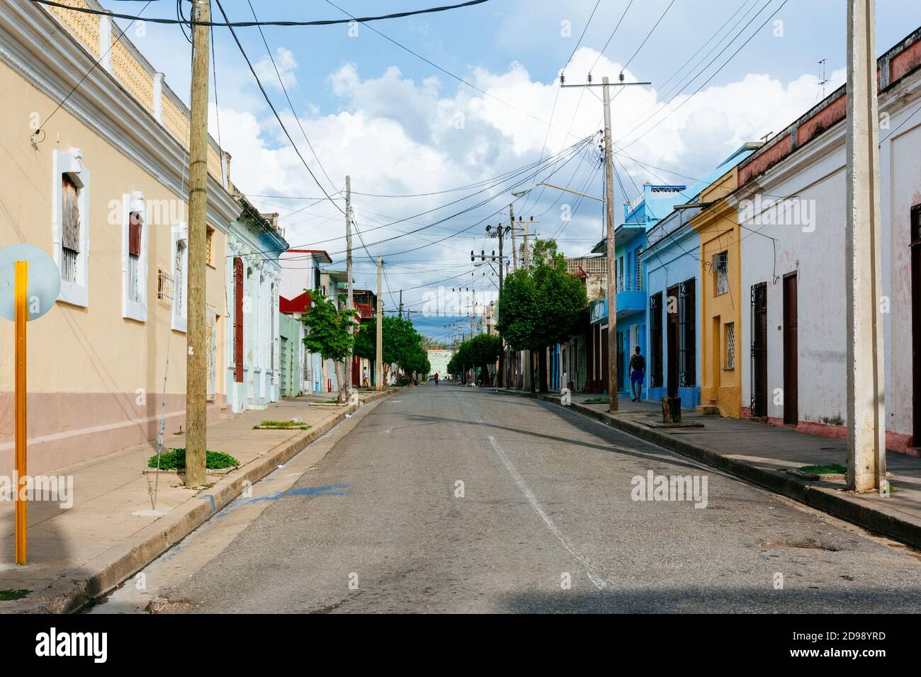 Straße von Cienfuegos, Kuba, Lateinamerika und der Karibik Stockfoto