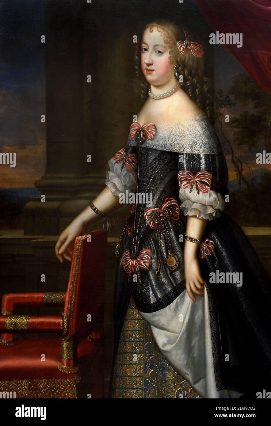 Maria Theresia von Spanien - María Teresa de Austria 1638 – 1683 Pierre MIGNARD 1612 – 1695 Frankreich, Französisch, Maria Theresia von Spanien María Teresa Stockfoto
