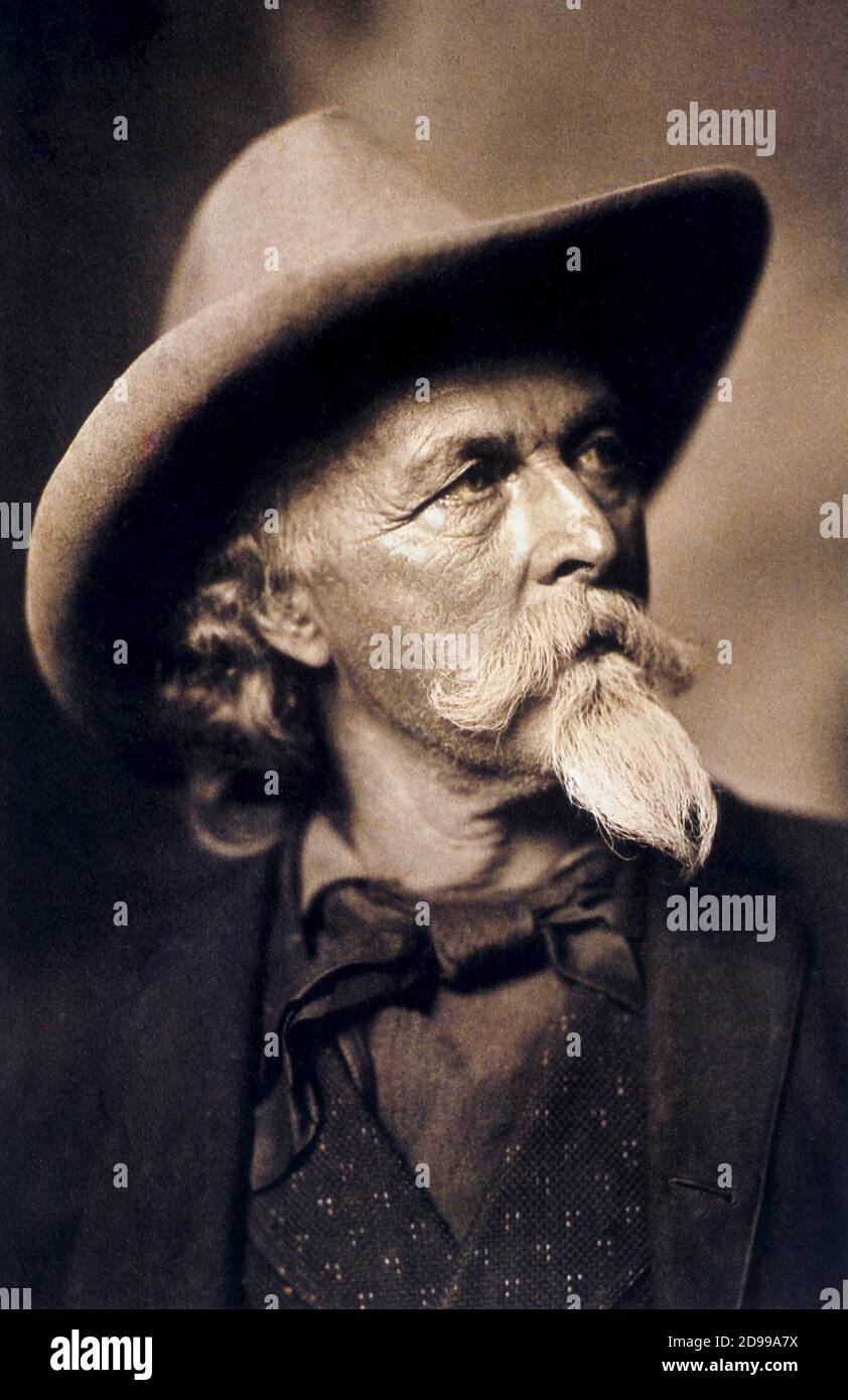 Ca. 1900 Colonel William Frederick CODY , bekannt als BUFFALO BILL