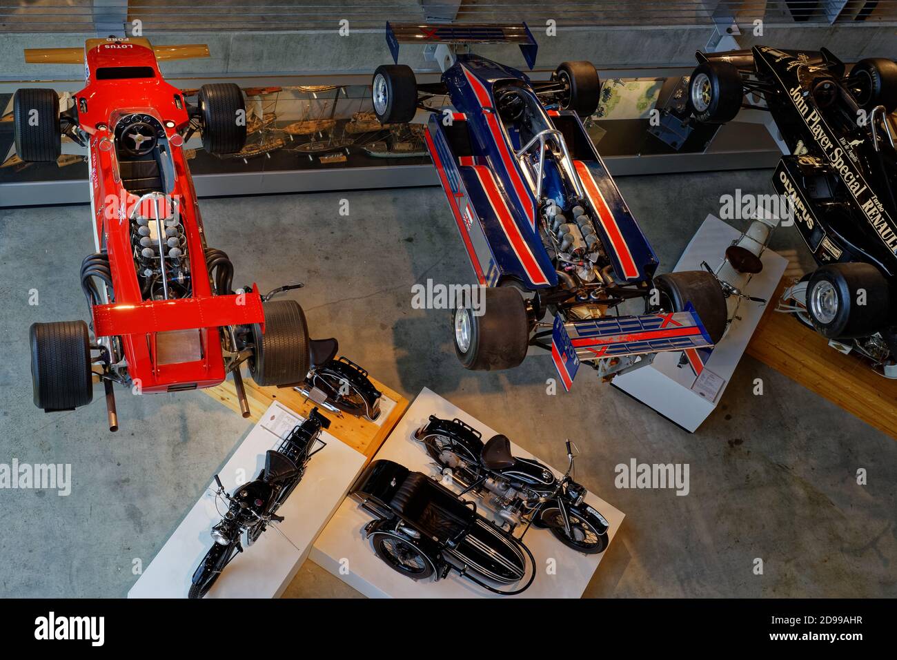 Die Menge an Sehenswürdigkeiten im Barber Motorsports Museum scheint endlos. Es ist für jeden etwas dabei. Stockfoto