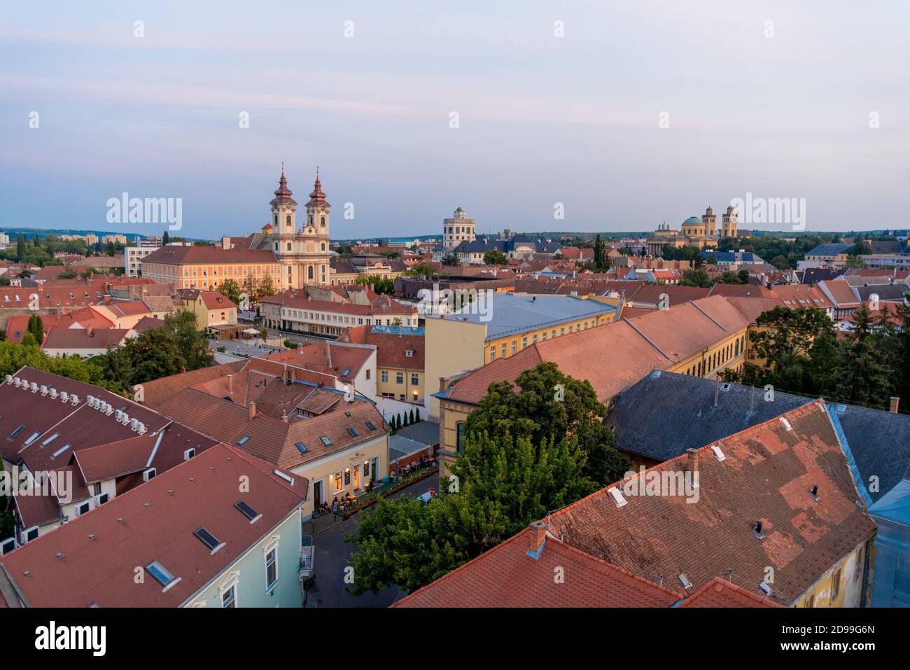 Stadt Eger Weinregion Nord-Osten von Ungarn Stockfoto