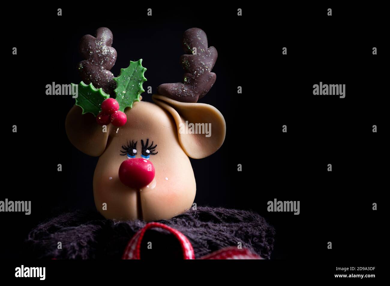 Weihnachtsrentiere, Dekoration für die Feiertage Stockfoto