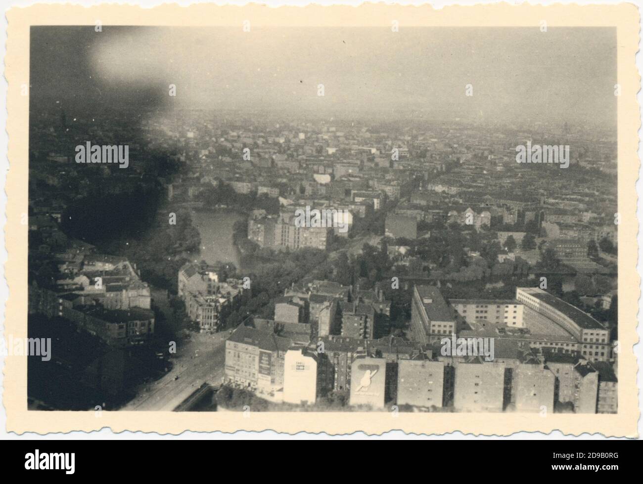 Berlin Deutschland 50er Jahre - schwarz und weiß - s/w Stockfoto