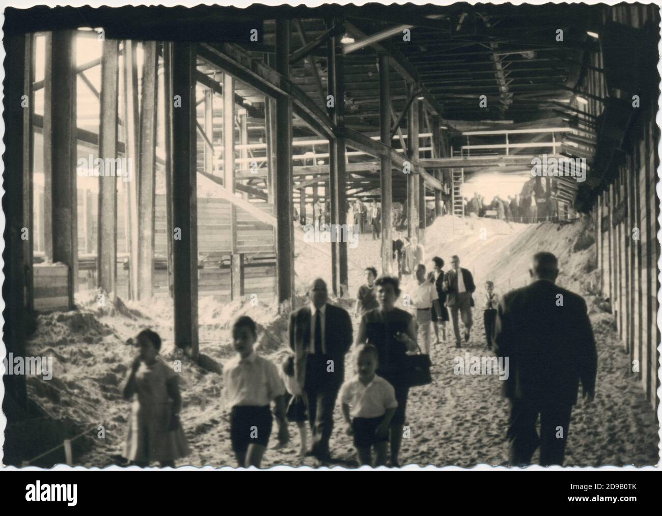 Berlin Deutschland 50er Jahre - schwarz und weiß - s/w Stockfoto