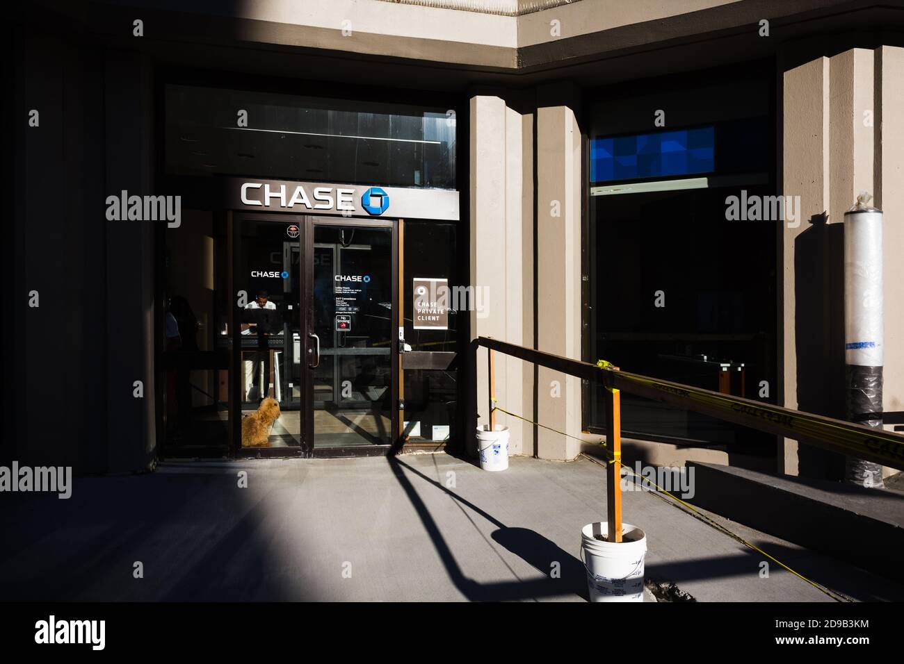NEW YORK, USA - 22. Sep 2016: Chase Bank Niederlassung in New York. JPMorgan Chase ist über seine Tochtergesellschaft Chase eine der Big Four Banks of the United Stockfoto