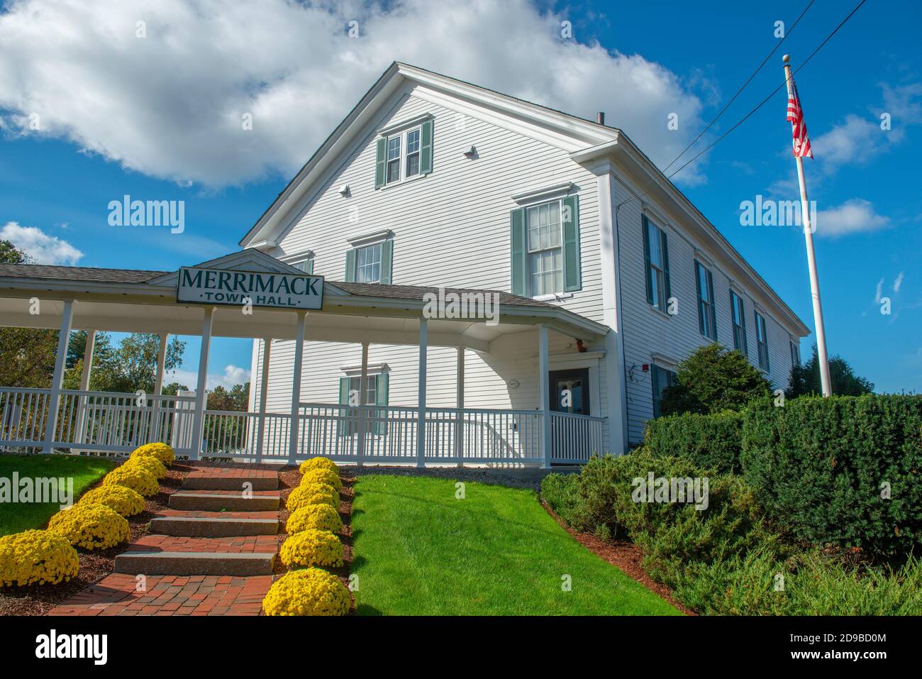 Merrimack Rathaus am 49 Baboosic Lake Rd in Merrimack, New Hampshire, USA. Stockfoto