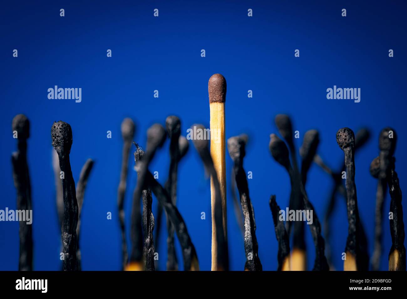 Psychische Gesundheit, Führung und Individualität Konzept Stockfoto