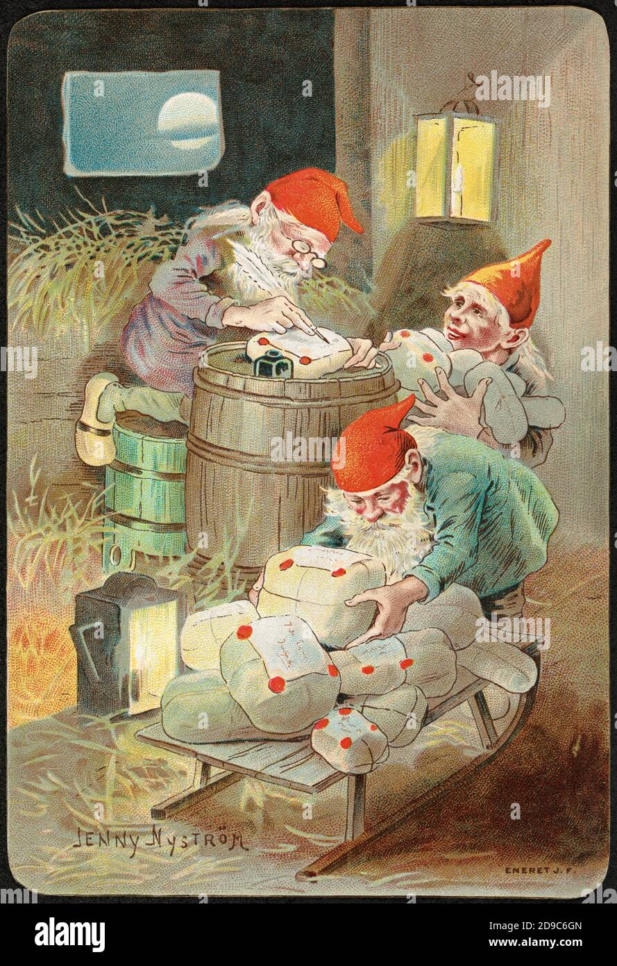 Weihnachten auf Vintage-Art Stockfoto