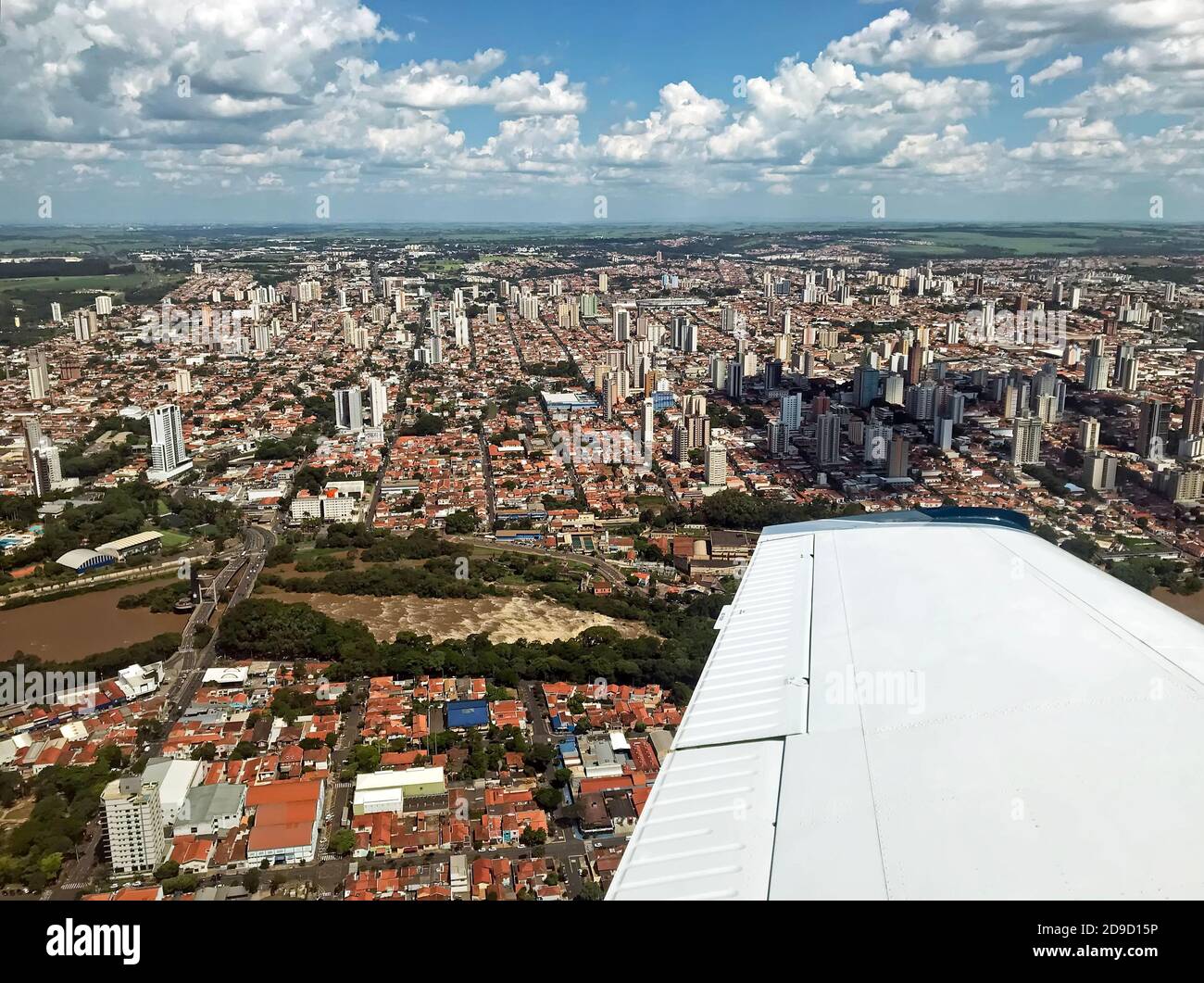 Luftaufnahme von Piracicaba SP Brasilien Stockfoto