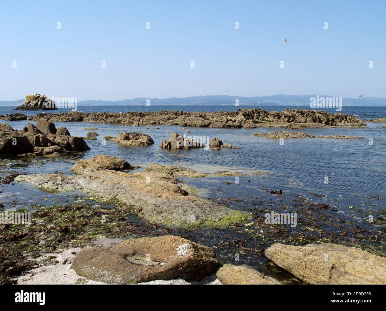 Islas Ons in Galicien Spanien Stockfoto