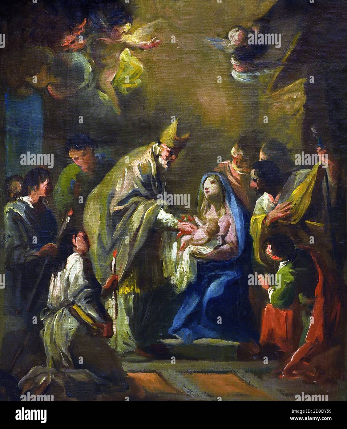 Beschneidung Jesu von Mariano Salvador Maella 1739-1819 Spanien Spanisch Stockfoto