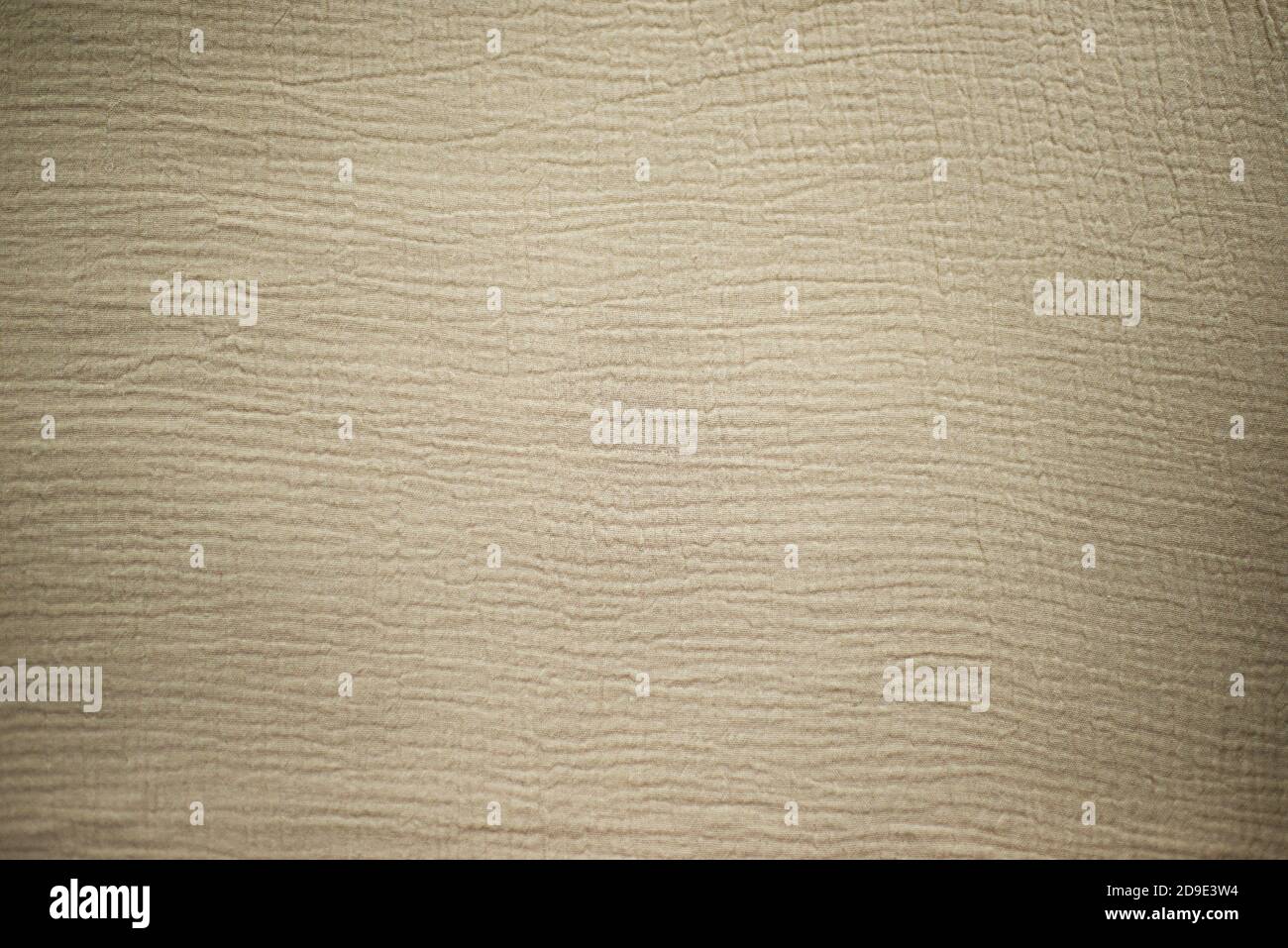 Stoffstruktur. Beige mehrschichtige Musselin Hintergrund für verschiedene Designs. Textil-Design. Stockfoto