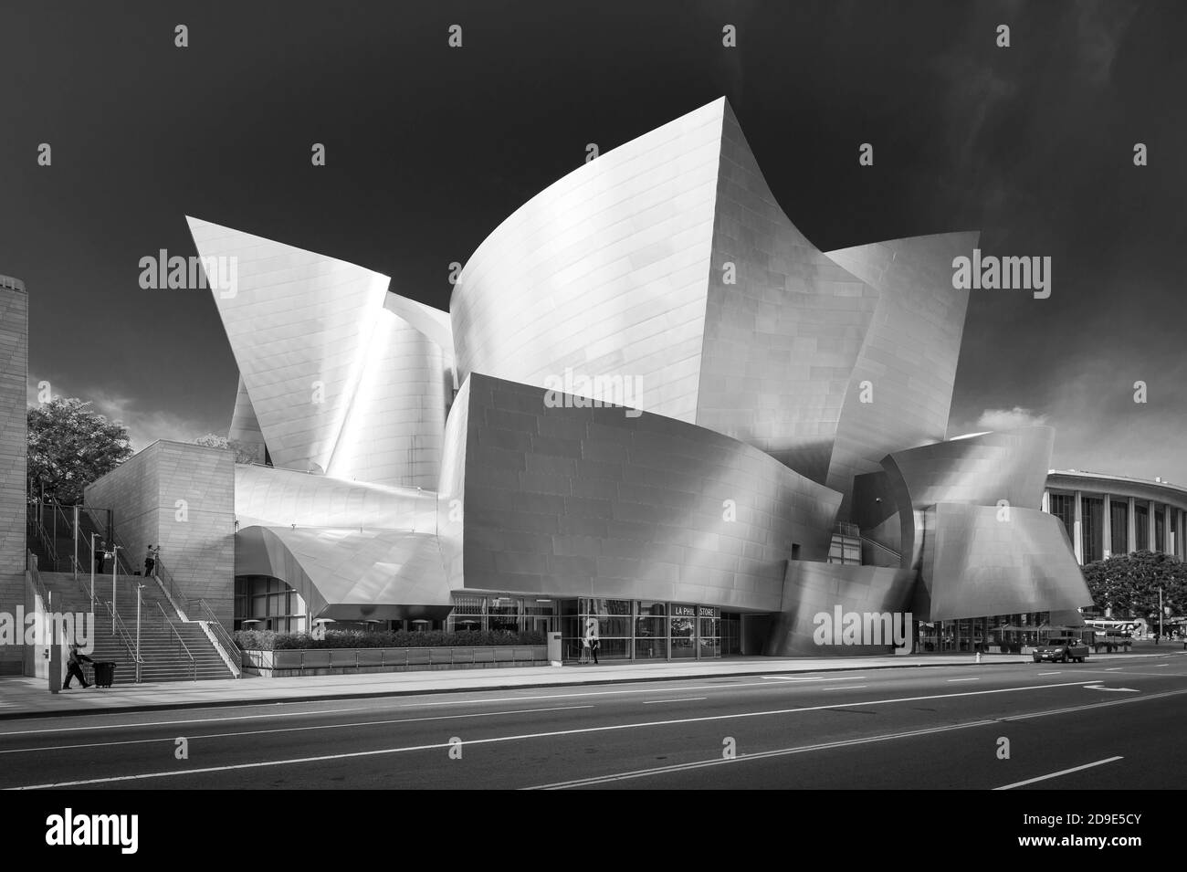 Walt Disney Concert Hall in Los Angeles, Kalifornien, USA, Architekt Frank Gehry, redaktionelle Verwendung Stockfoto