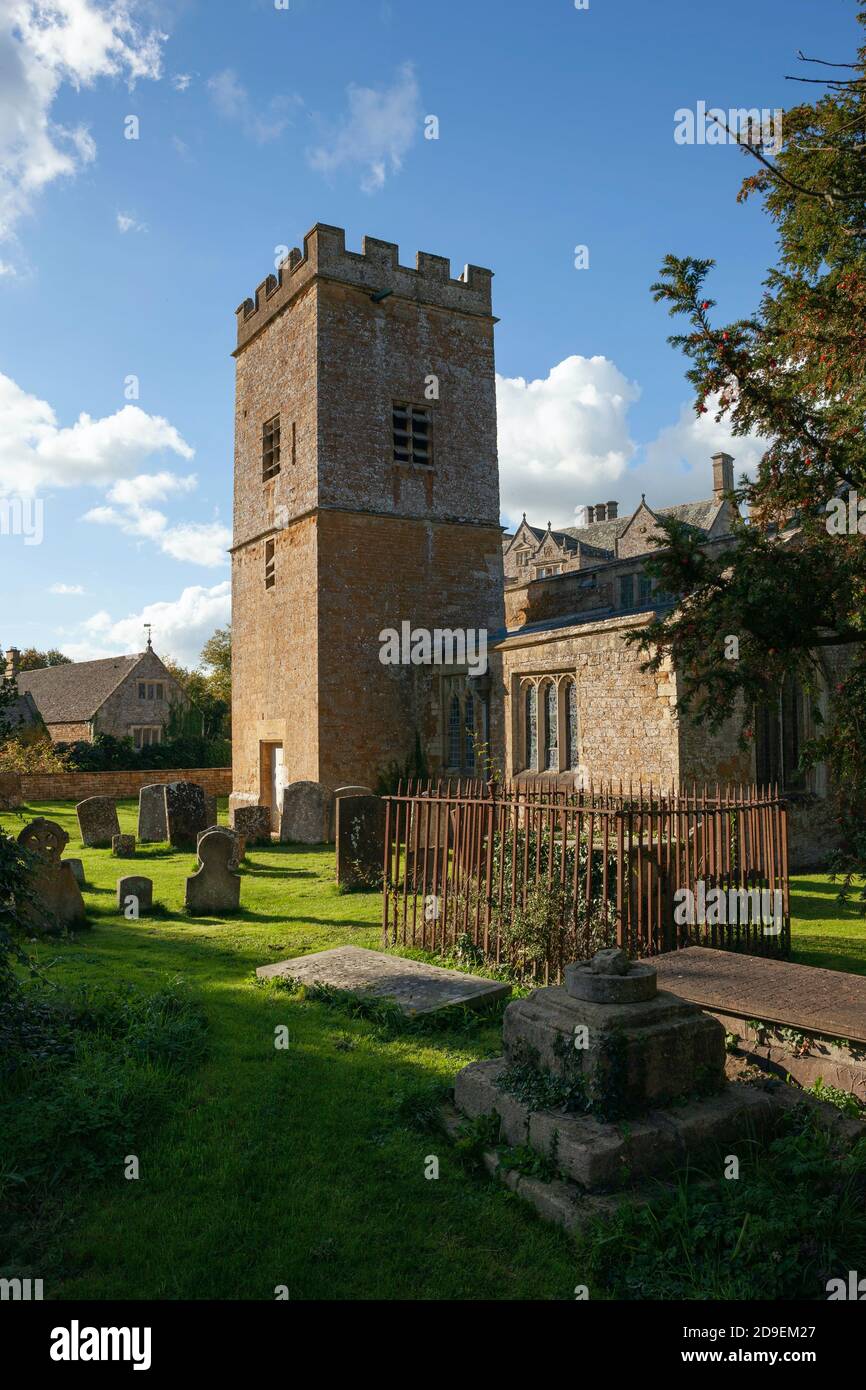 Kirche in Chastleton bei Moreton-in-Marsh, Oxfordshire, England Stockfoto