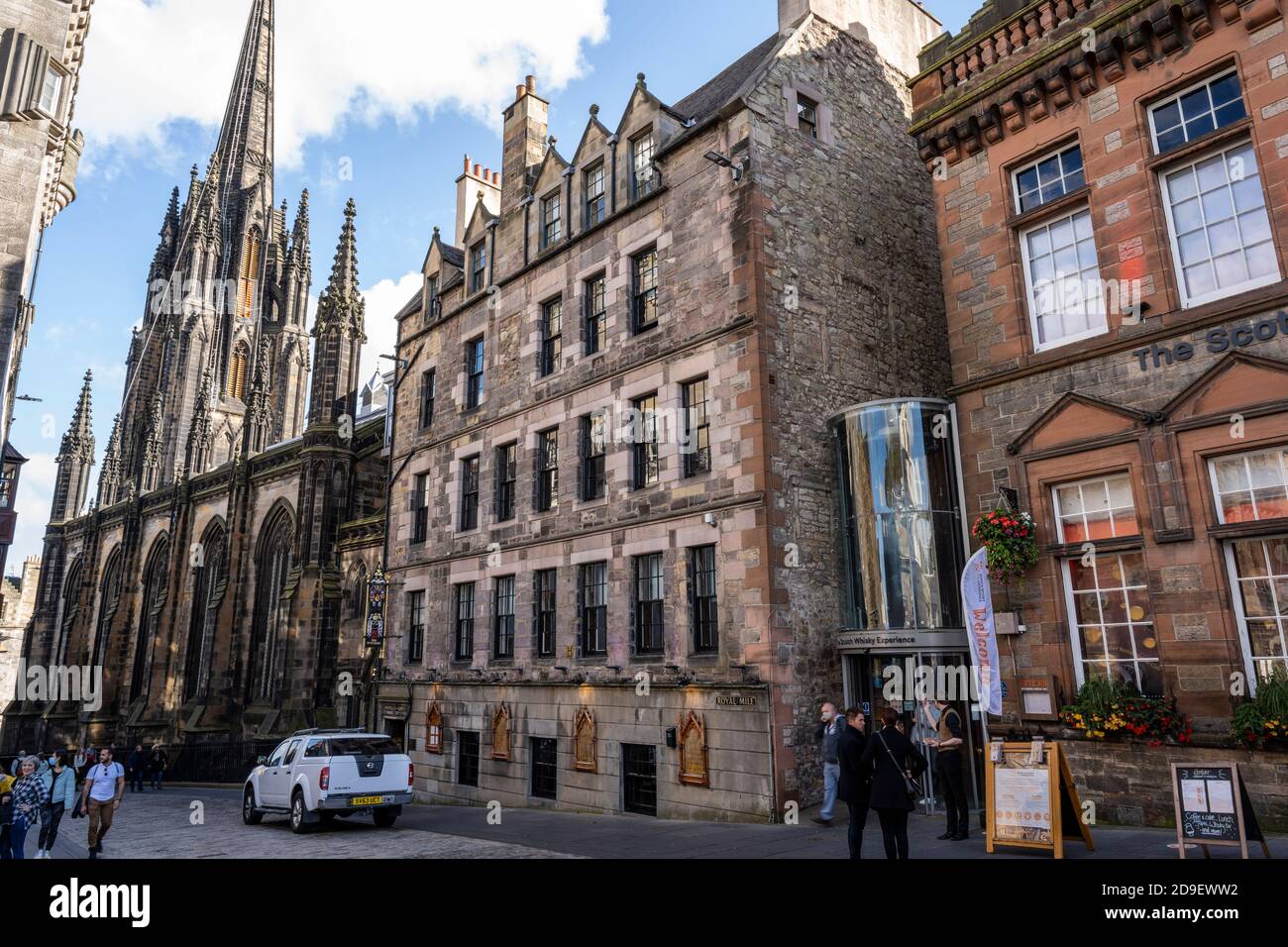 The Witchery by the Castle an der Spitze der Royal Mile in der Altstadt von Edinburgh, Schottland, Großbritannien Stockfoto