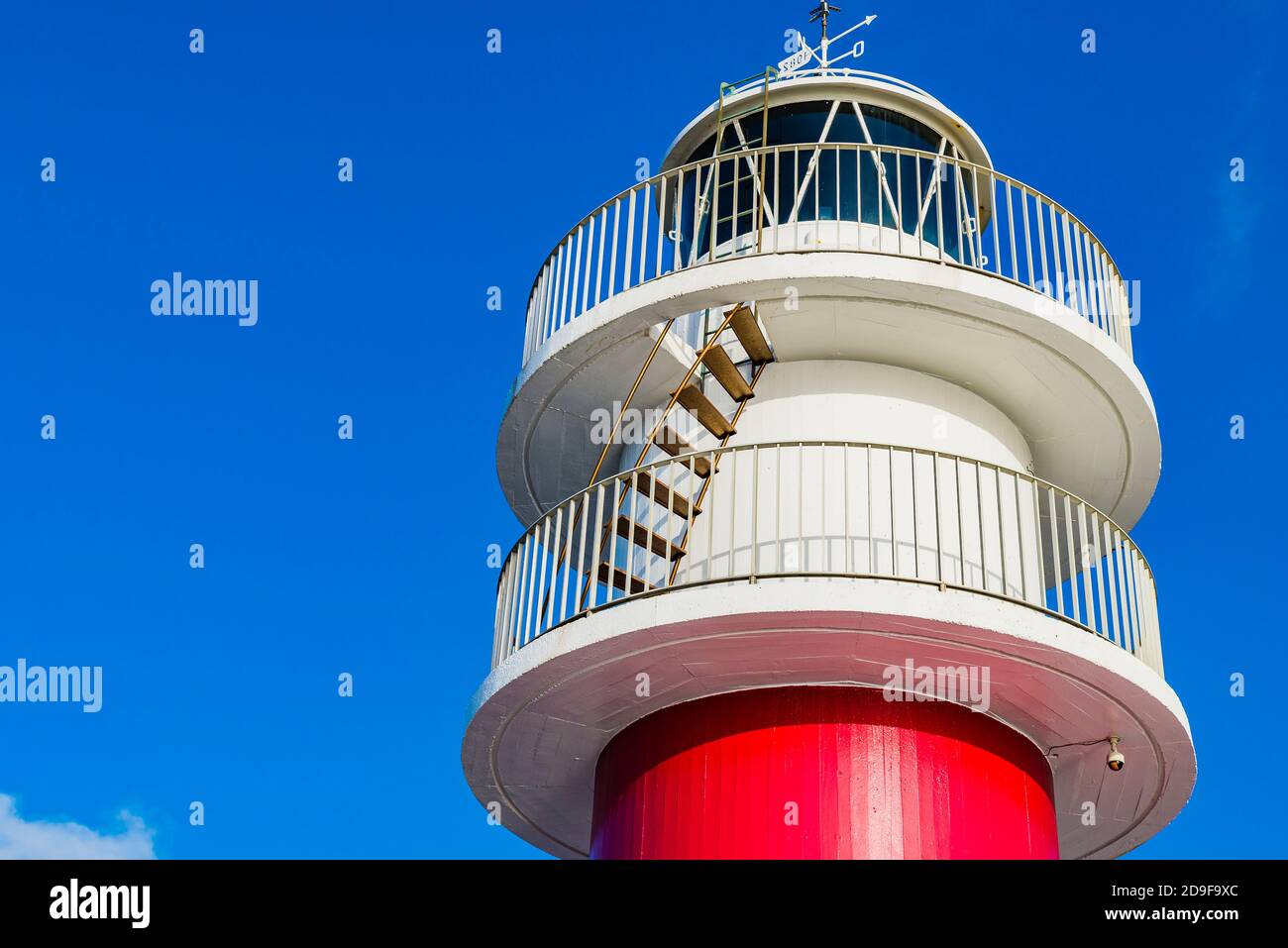 Cape Ortegal Lighthouse. Kap Ortegal ist ein Kap an der spanischen Atlantikküste, in der Gemeinde Cariño, in der Provinz La Coruña Stockfoto