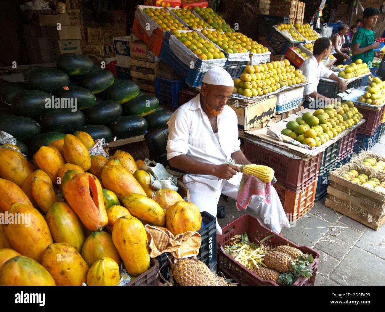 Crawford Market - Mumbai, Indien Stockfoto