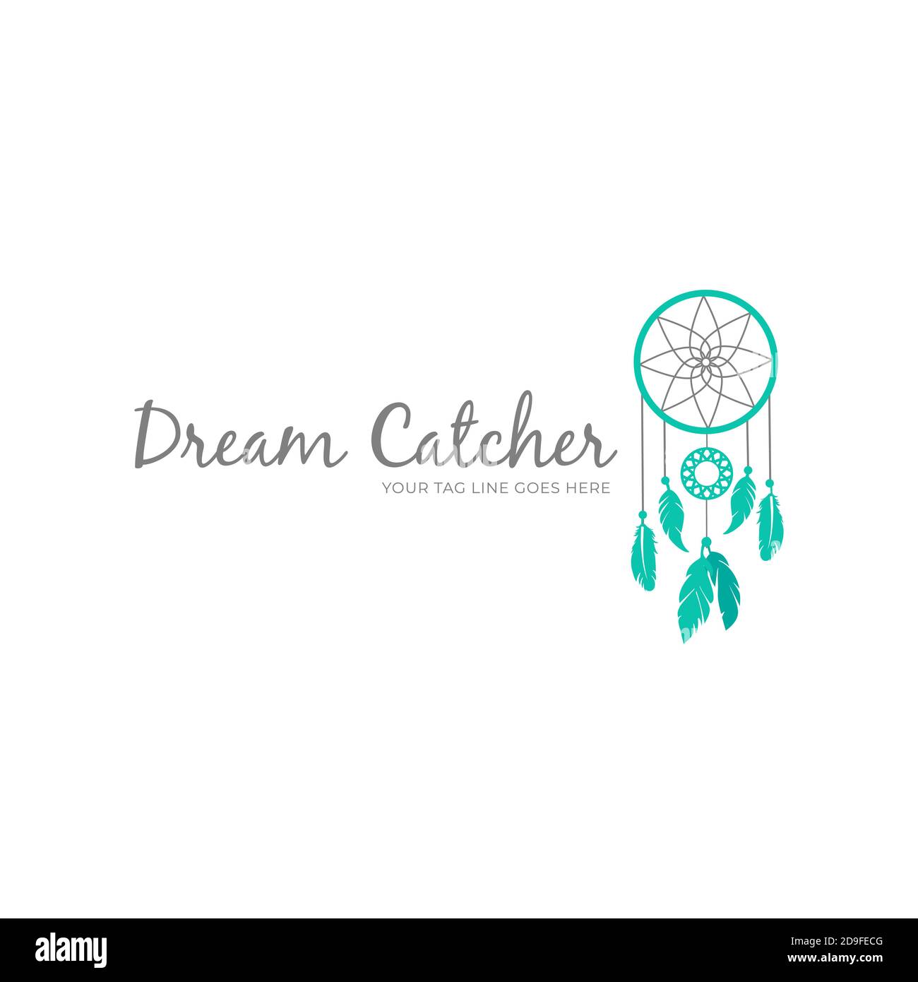 Dream Catcher Logo Designvorlage Stock Vektor