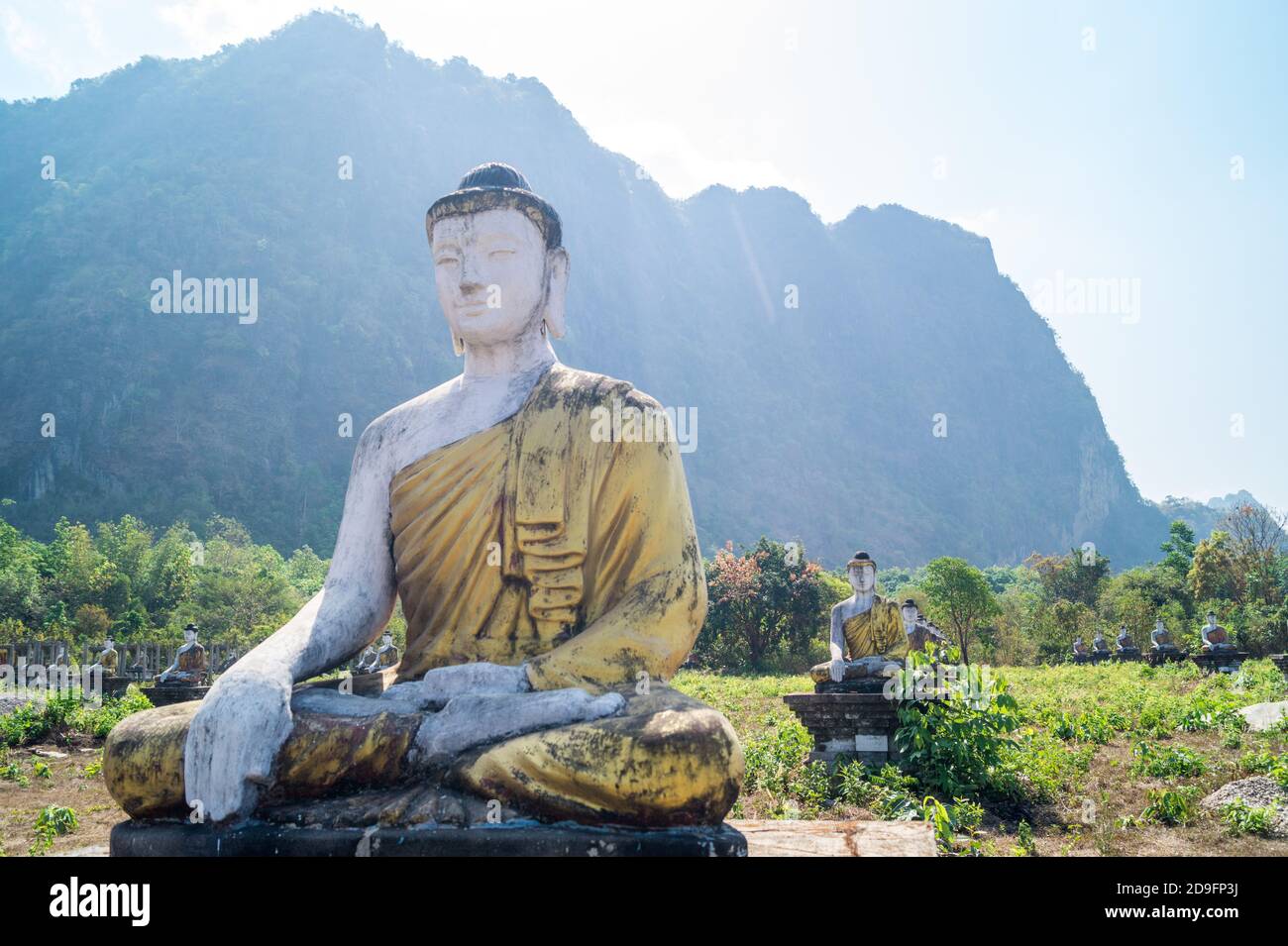 Statue von buddha in thailand Stockfoto