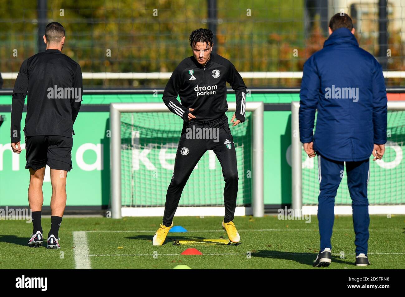 ROTTERDAM, NIEDERLANDE - NOVEMBER 05: Steven Berghuis von Feyenoord während einer Trainingseinheit vor dem UEFA Europa League Spiel zwischen Feyenoord und CSKA Moskau am 22. Oktober 2020 in Rotterdam, Niederlande (Foto: Yannick Verhoeven/Orange Pictures) Stockfoto