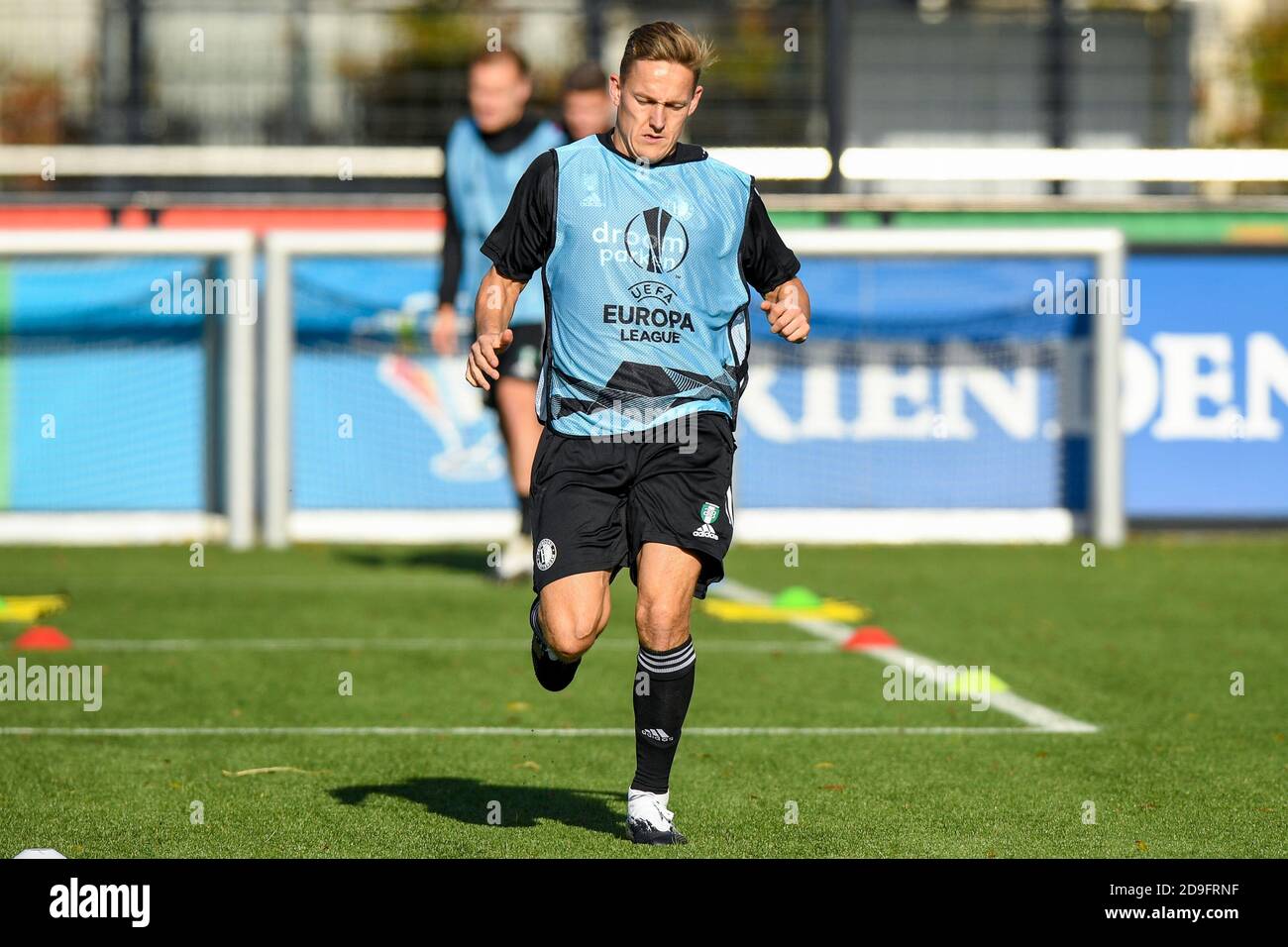 ROTTERDAM, NIEDERLANDE - 05. NOVEMBER: Jens Toornstra während einer Trainingseinheit vor dem UEFA Europa League Spiel zwischen Feyenoord und CSKA Moskau am 22. Oktober 2020 in Rotterdam, Niederlande (Foto: Yannick Verhoeven/Orange Pictures) Stockfoto