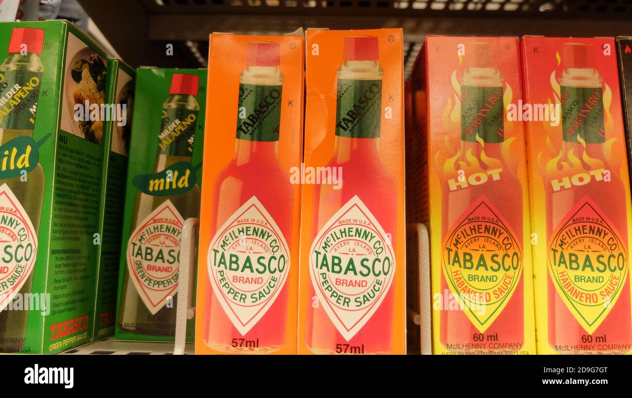 Tabasco jalapenosoße -Fotos und -Bildmaterial in hoher Auflösung – Alamy