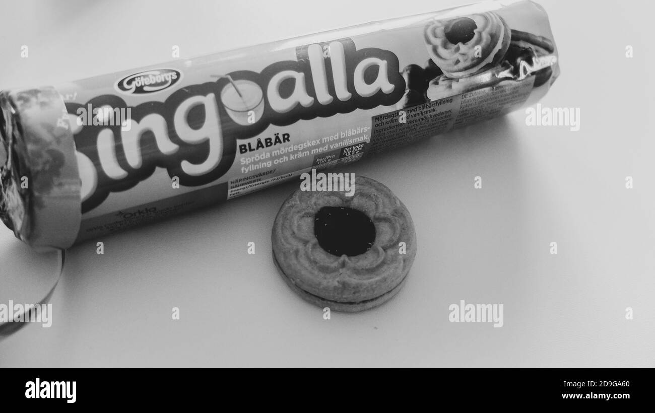 Schwedische Singoalla Kekse der Marke Göteborgs Stockfoto