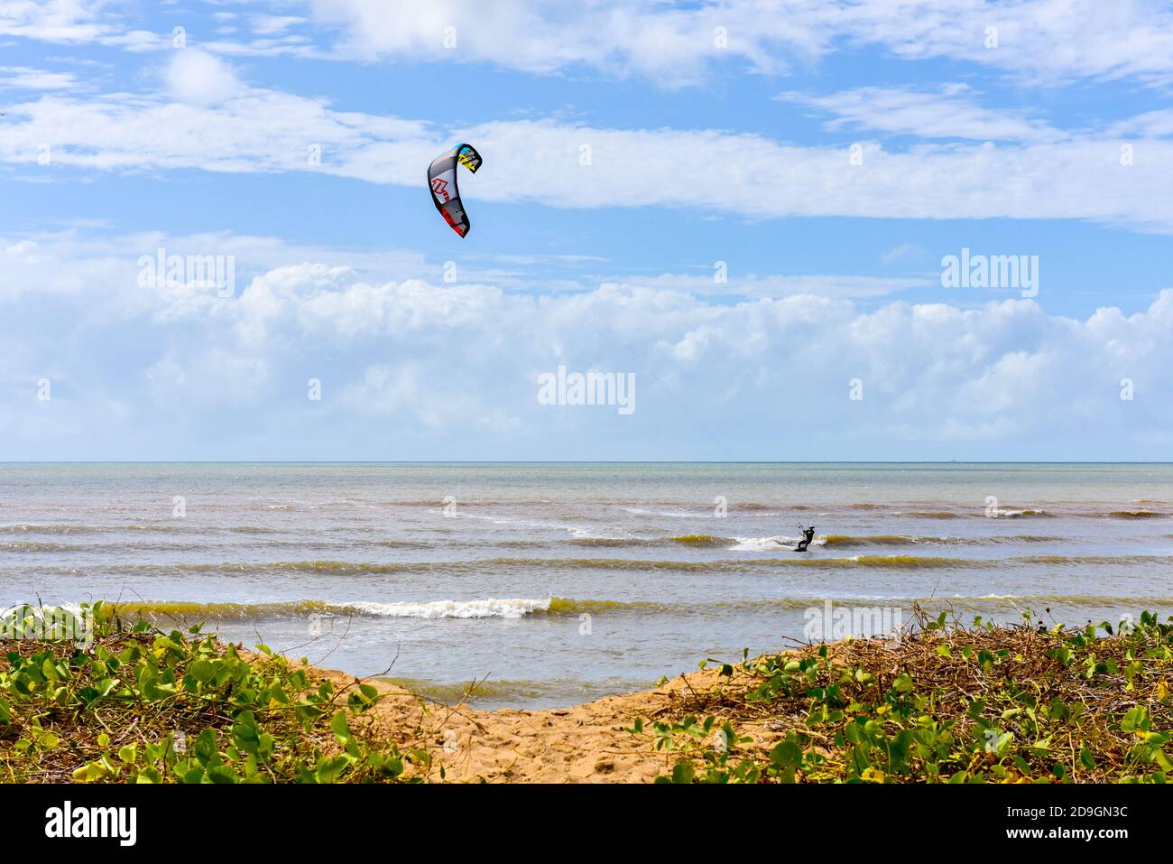 Kitesurfen, North Queensland, Australien Stockfoto
