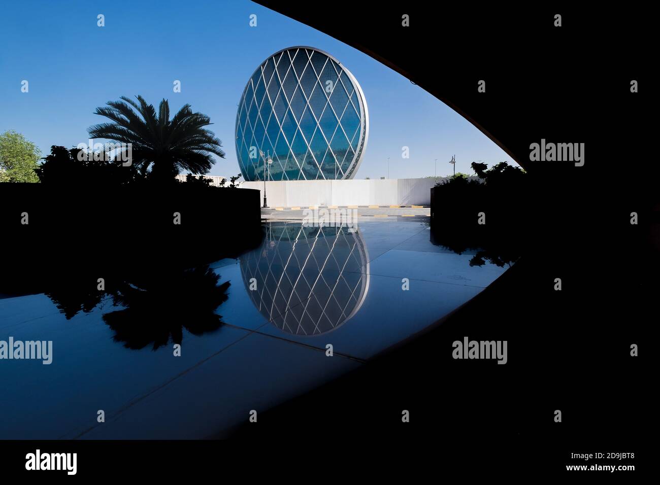 Hauptsitz Von Aldar, Abu Dhabi Stockfoto