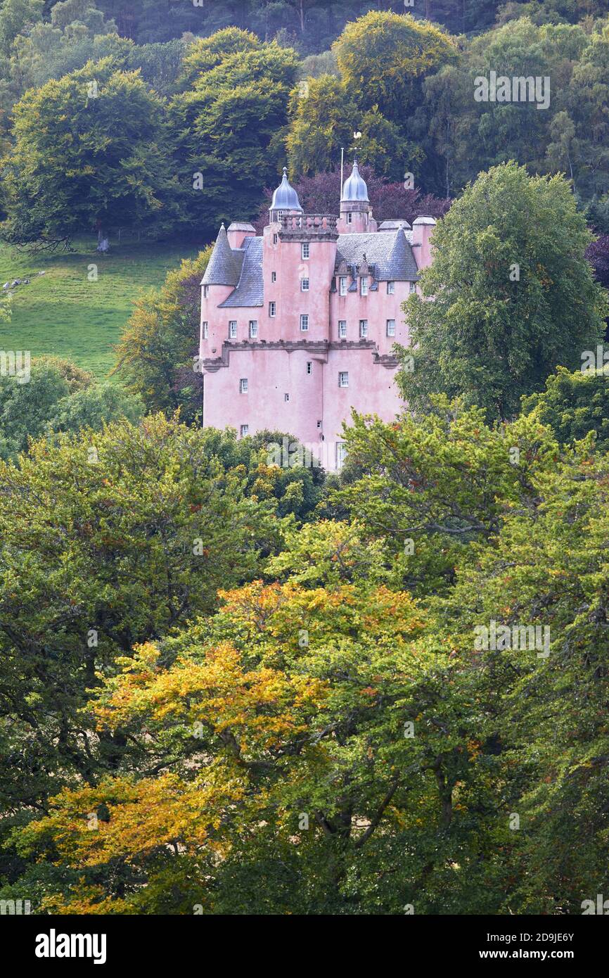Craigievar Castle, Aberdeenshire, Schottland. Im Besitz des National Trust for Scotland. Stockfoto