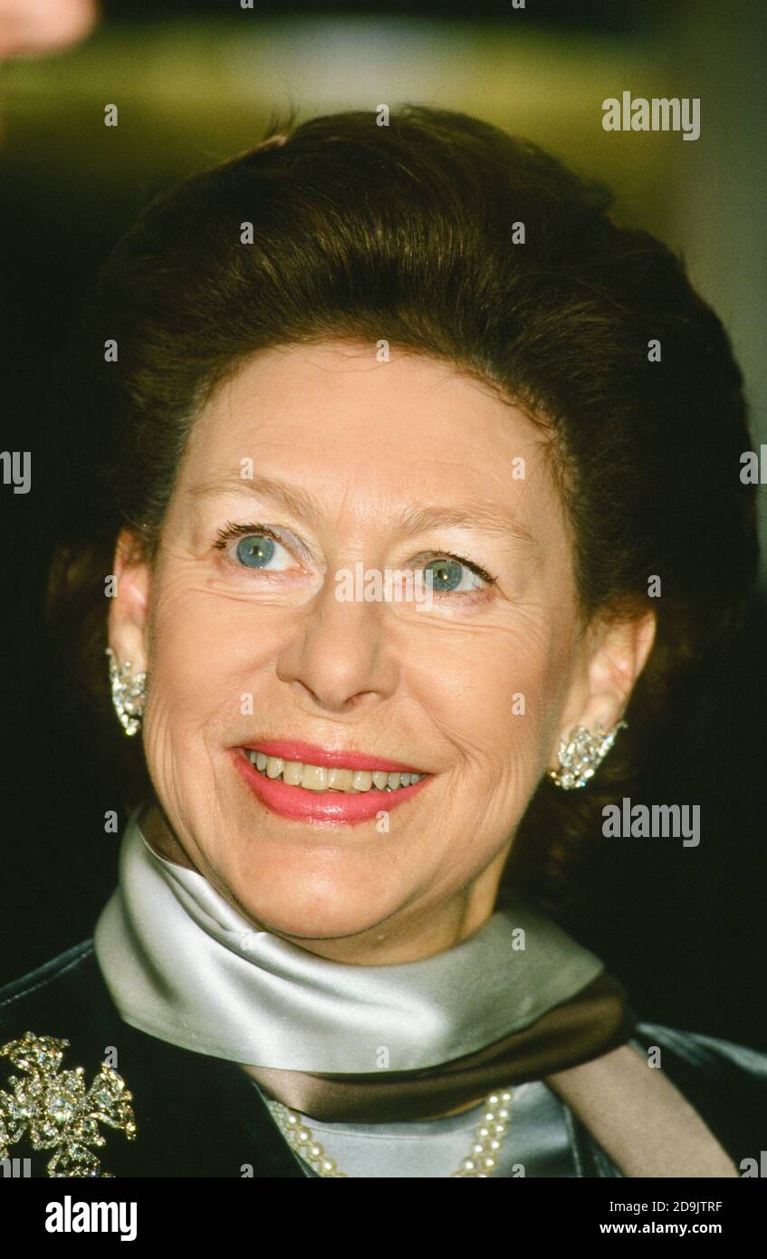 Prinzessin Margaret, Gräfin von Snowdon. Charity Fair, Design Centre, Islington, London N1. GROSSBRITANNIEN 1996 Stockfoto