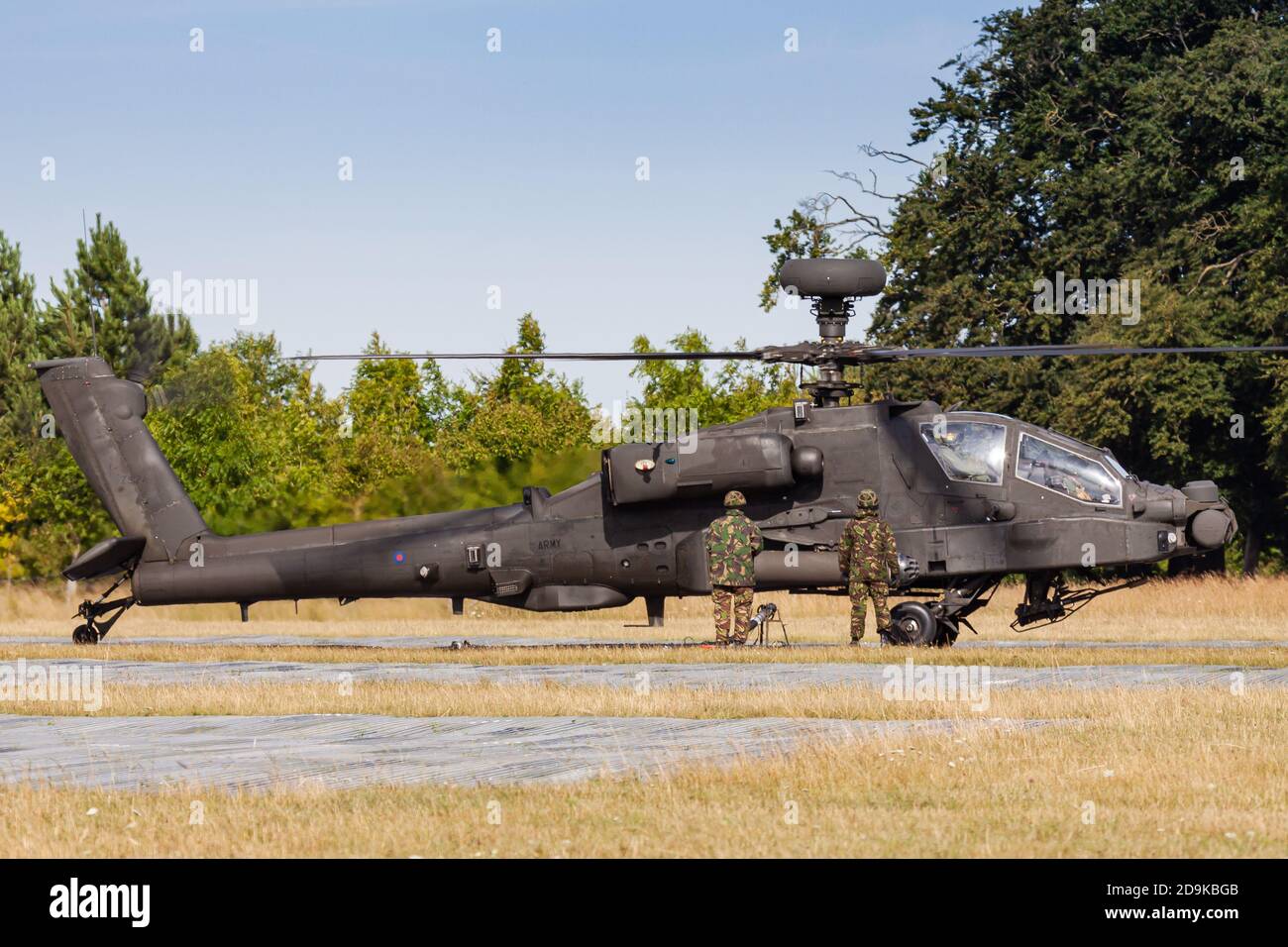 Apache in Übung Stockfoto