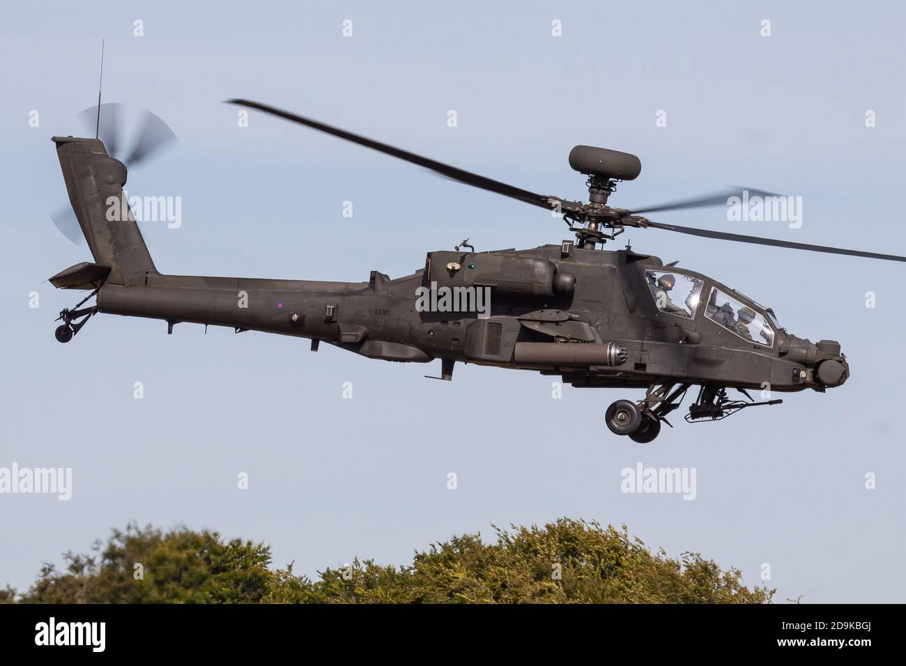 Apache in Übung Stockfoto