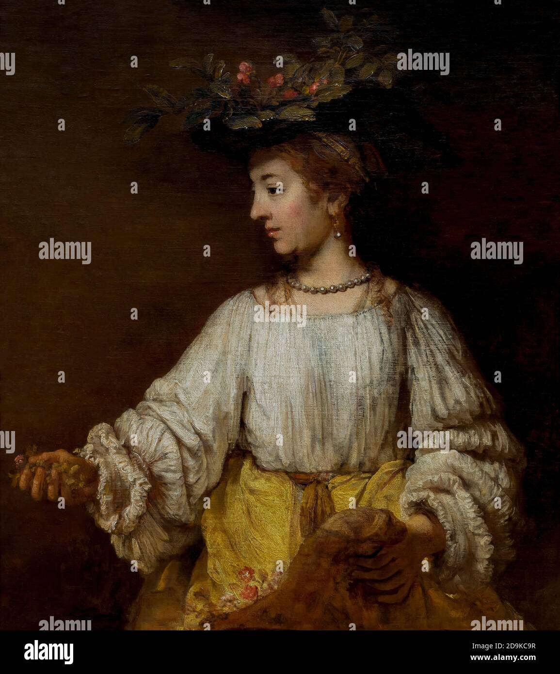 Flora, Rembrandt, um 1654, Metropolitan Museum of Art, Manhattan, New York City, USA, Nordamerika Stockfoto
