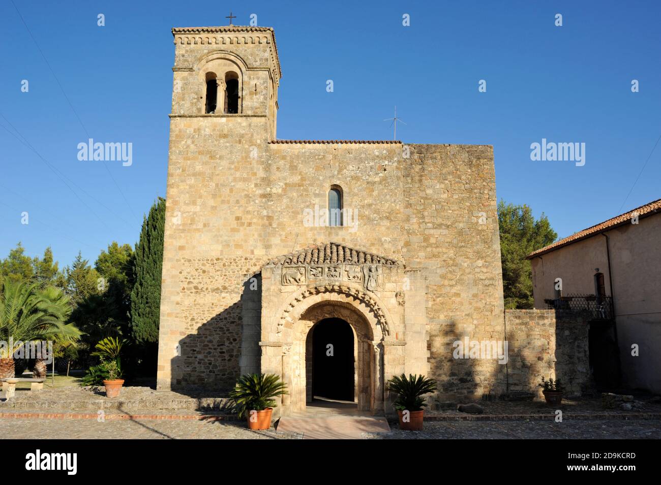 Heiligtum von Santa Maria di Anglona, Tursi, Basilikata, Italien Stockfoto