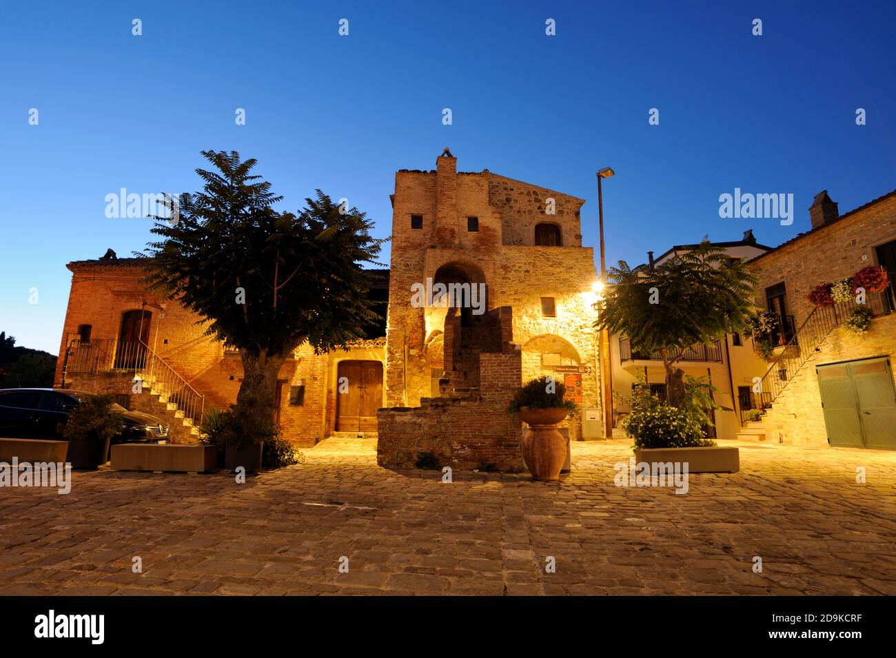 Die sogenannte „casa con gli occhi“, Aliano, Basilicata, Italien Stockfoto