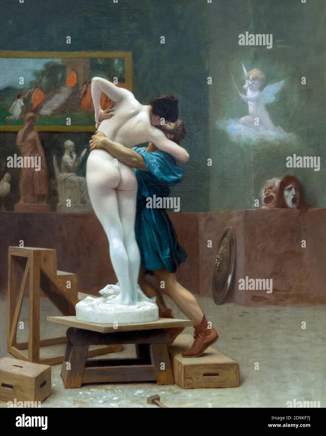 Pygmalion und Galatea, Jean-Leon Gerome, circa 1890, Metropolitan Museum der Kunst, Manhattan, New York City, USA, Nordamerika Stockfoto