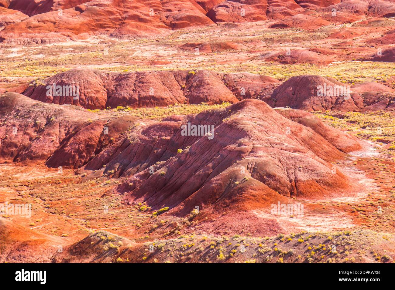 Red Hills in Arizona Painted Desert Stockfoto