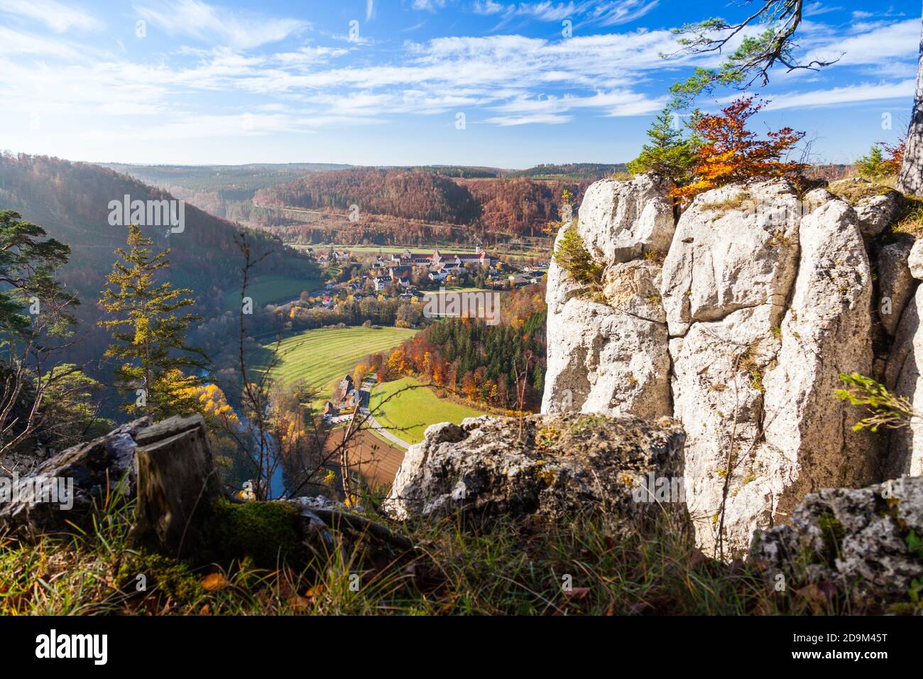 Beuron im oberen Donautal, Deutschland Stockfoto