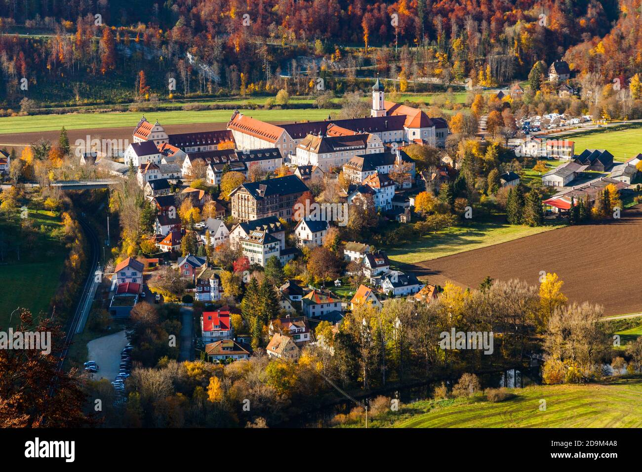 Beuron im oberen Donautal, Deutschland Stockfoto