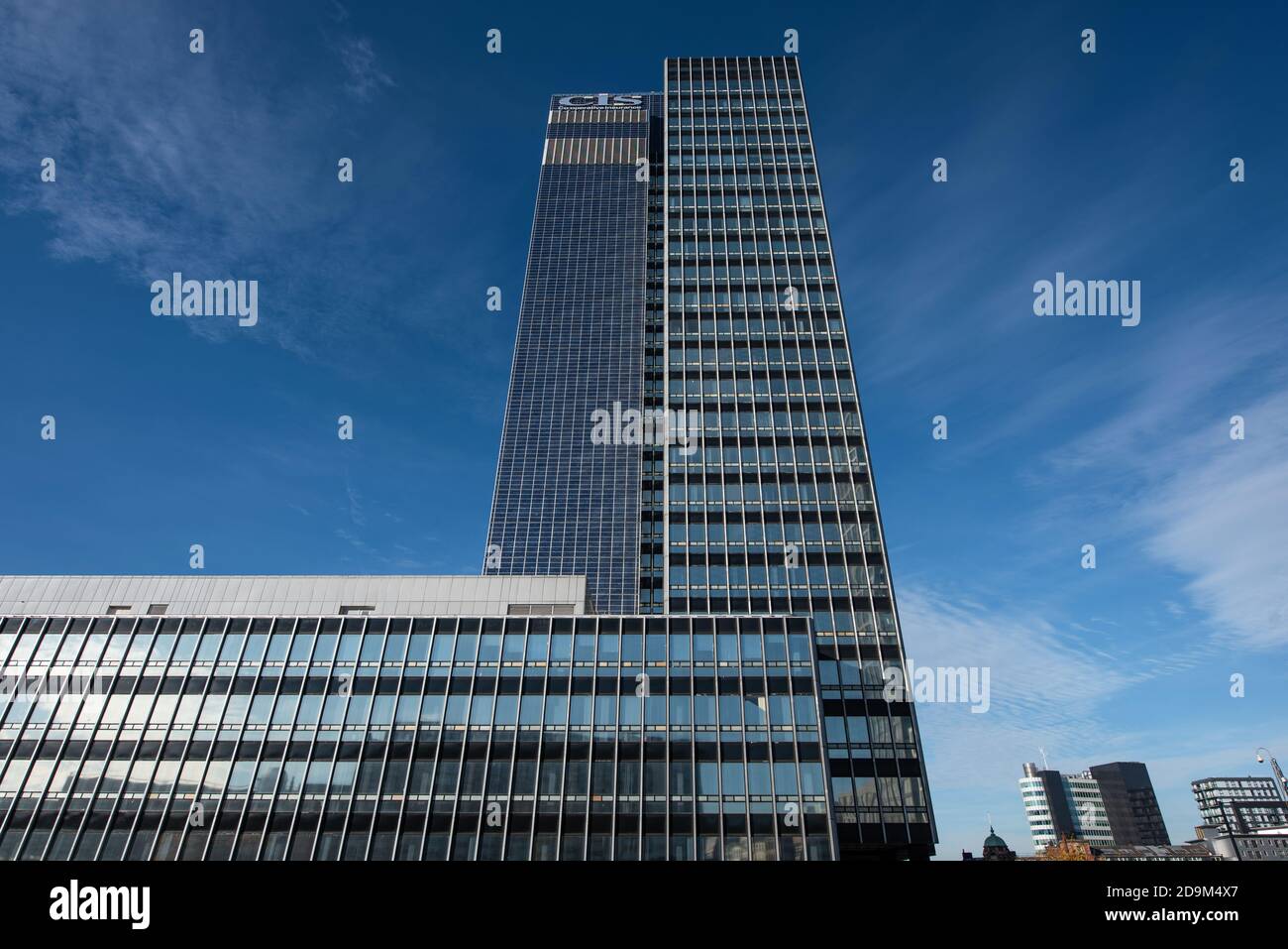 CIS-Turm. Miller Street, Manchester, Großbritannien. Stockfoto