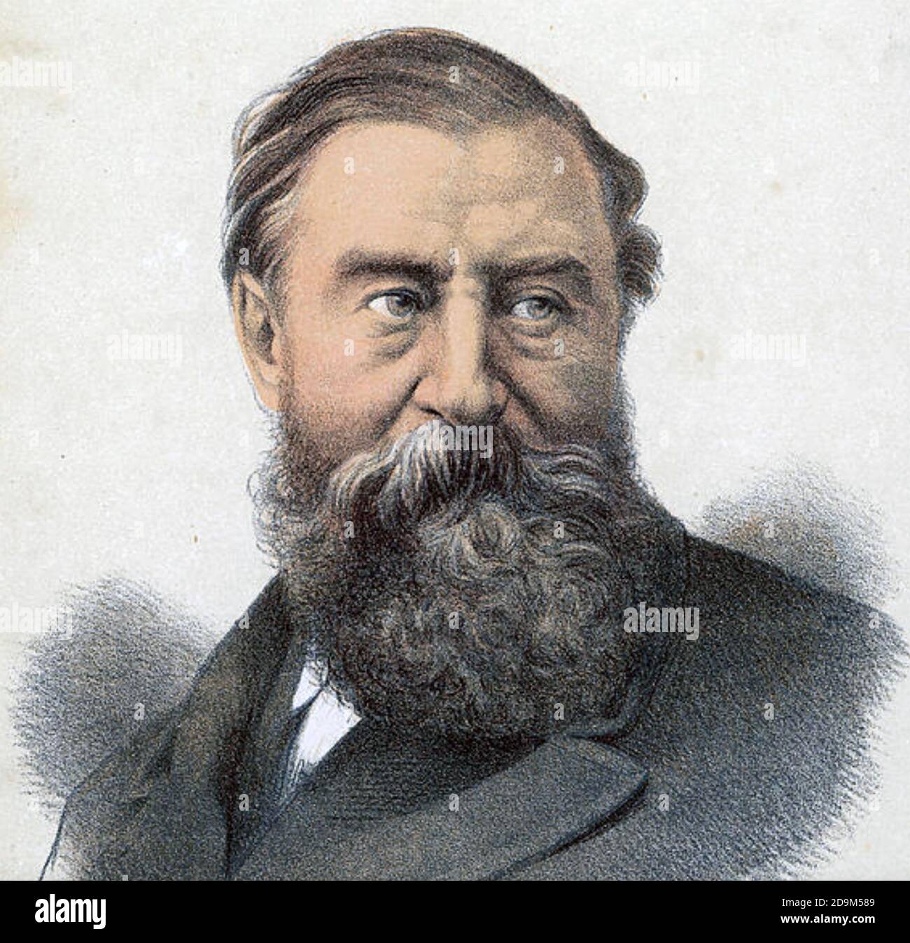 SAMUEL BAKER (1821-1893) englischer Entdecker, Abolitionist, Jäger und Ingenieur Stockfoto