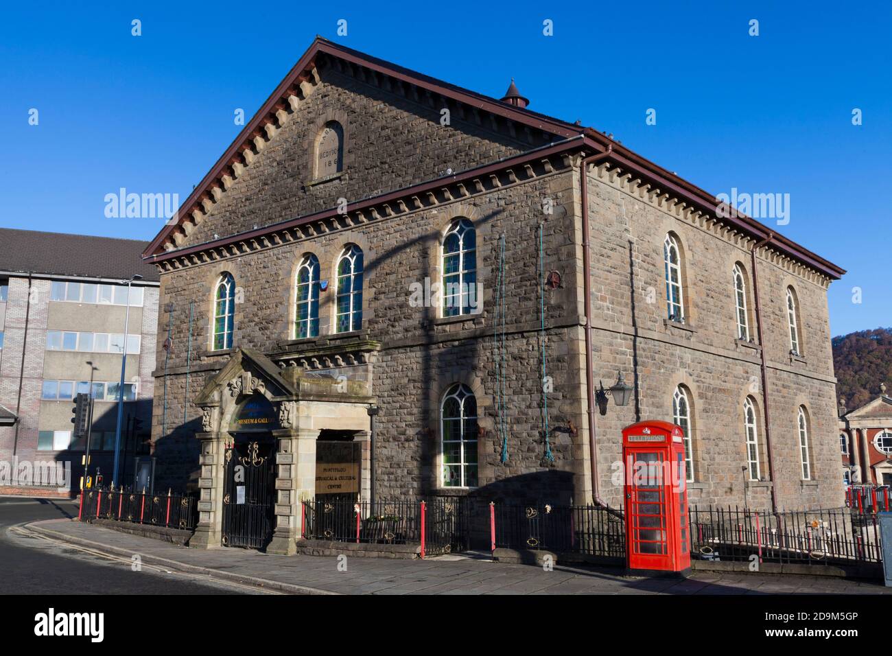 Pontypridd Museum, Rhondda Cynon Taff, South Wales, Großbritannien Stockfoto
