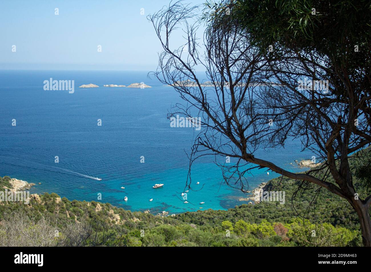 Sardische Naturlandschaft und Küste an der Südküste, Italien Stockfoto