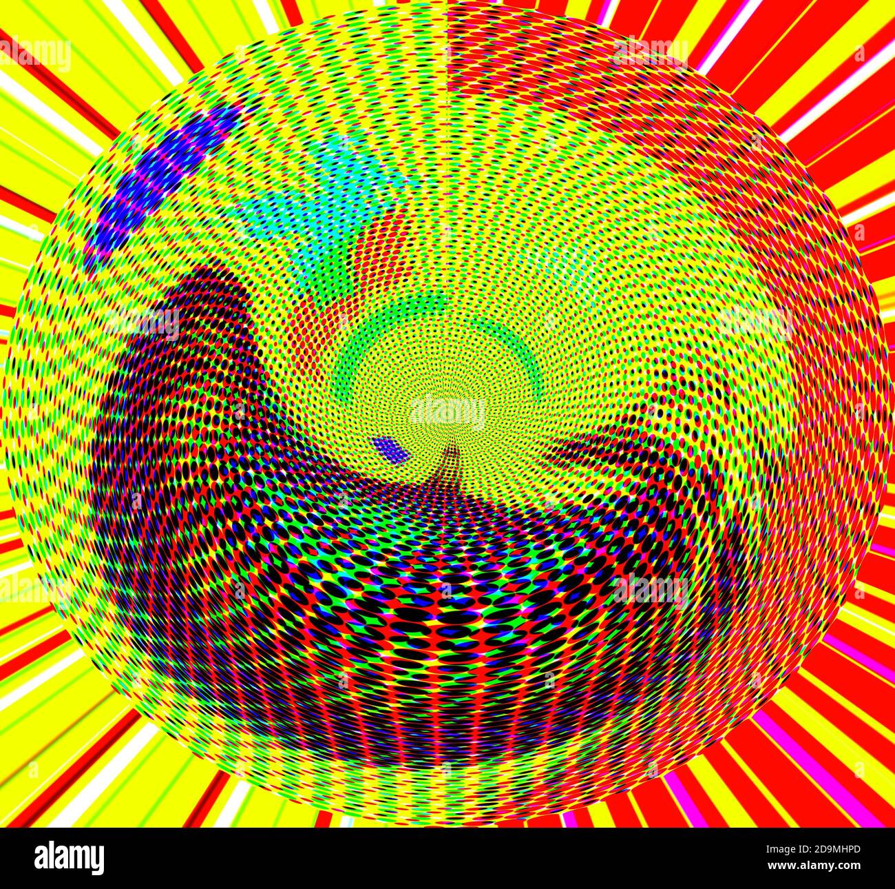 Crew extravaganza multicolor Abstraktion Form für Ideen und Konzept Stockfoto